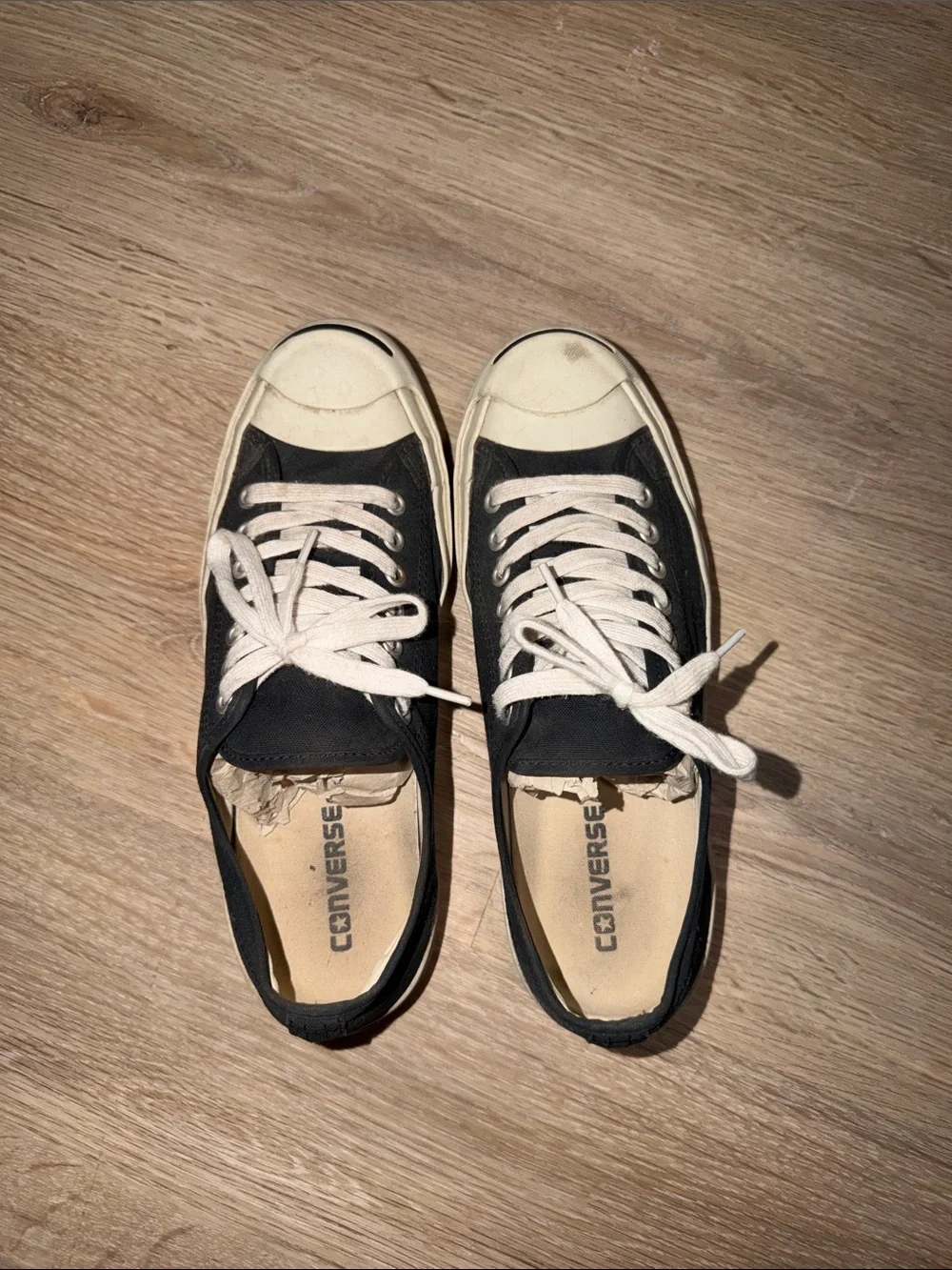 Converse - Jack Purcell Navy Blue Canvas Low-Top Sneakers